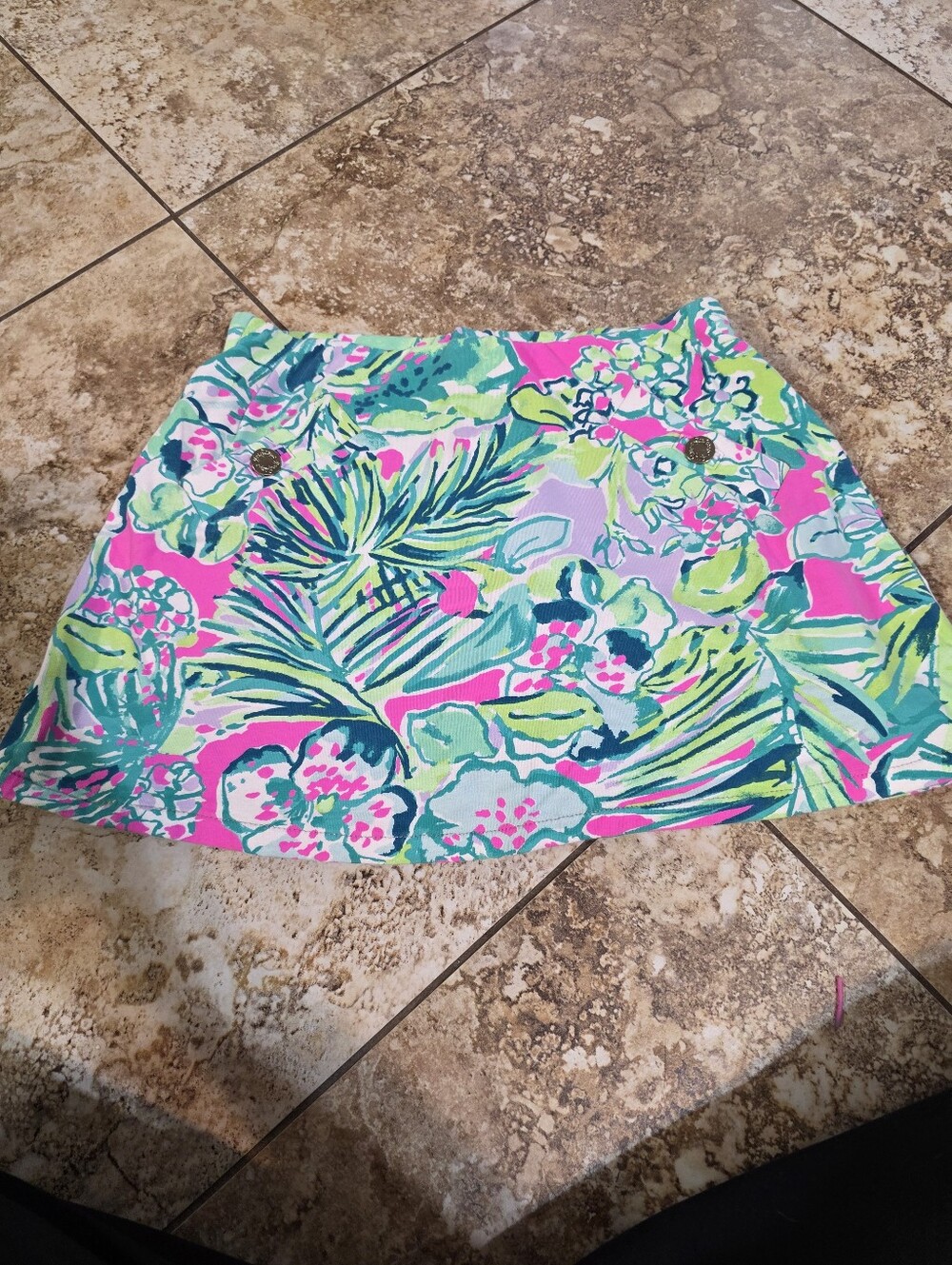 Lily Pulitzer Madison Skort XS in "Early Bloomer"